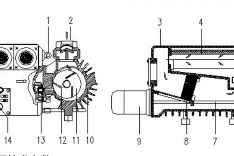 真空滤油机上单级旋片真空泵结构